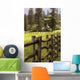 Hawaii, Lanai, Koele Lodge, A Chapel Behind A Wooden Fence Wall Mural