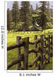 Hawaii, Lanai, Koele Lodge, A Chapel Behind A Wooden Fence Wall Mural