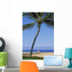 Hawaii, Lanai, Manele Bay Beach Park, Palm Tree And Woman On The Beach Wall Mural