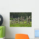 Wooden Fence Bordering Pasture As Lodge At Koele Horse Stables Wall Mural