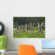 Wooden Fence Bordering Pasture As Lodge At Koele Horse Stables Wall Mural