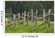 Wooden Fence Bordering Pasture As Lodge At Koele Horse Stables Wall Mural