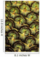 Close-Up Of Pineapple Skin With Beautiful Texture Wall Mural