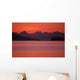 Chilkat Mountains Sunset Over The Water Wall Mural