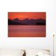 Chilkat Mountains Sunset Over The Water Wall Mural