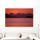 Chilkat Mountains Sunset Over The Water Wall Mural