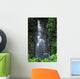 Cascading Waterfall In Lush Tropical Rainforest Wall Mural