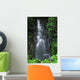 Cascading Waterfall In Lush Tropical Rainforest Wall Mural