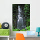 Cascading Waterfall In Lush Tropical Rainforest Wall Mural