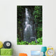 Cascading Waterfall In Lush Tropical Rainforest Wall Mural