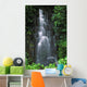 Cascading Waterfall In Lush Tropical Rainforest Wall Mural