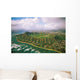 Kahala Homes Foreground And Waikiki Hotels Background Wall Mural