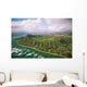 Kahala Homes Foreground And Waikiki Hotels Background Wall Mural