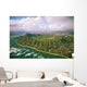 Kahala Homes Foreground And Waikiki Hotels Background Wall Mural