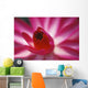 Pink Water Lily, Close-Up Detail Wall Mural
