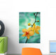 Hawaii, Yellow Dendrobium With Orange Speckles, Orchid Flower On Plant Wall Mural