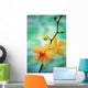 Hawaii, Yellow Dendrobium With Orange Speckles, Orchid Flower On Plant Wall Mural
