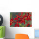Hawaii, Orange Orchid Cluster Queen Emma Wall Mural