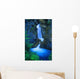A Beautiful Waterfall, Johnston Canyon, Banff, Alberta, Canada Wall Mural