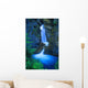 A Beautiful Waterfall, Johnston Canyon, Banff, Alberta, Canada Wall Mural