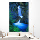 A Beautiful Waterfall, Johnston Canyon, Banff, Alberta, Canada Wall Mural