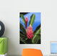 Pink Torch Ginger Flowers Wall Mural