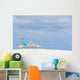 Beautiful Young Woman Relaxing Wall Mural