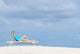 Beautiful Young Woman Relaxing Wall Mural