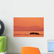 Fluke Of A Humpback Whale At Sunset Wall Mural
