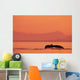 Fluke Of A Humpback Whale At Sunset Wall Mural