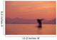 Alaska, Panhandle, Inside Passage, Humpback Whale Breaching At Sunset Wall Mural