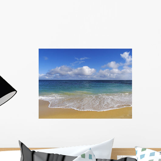 Hawaii, Maui, North Shore, Beautiful Day On Baldwin Beach Wall Mural