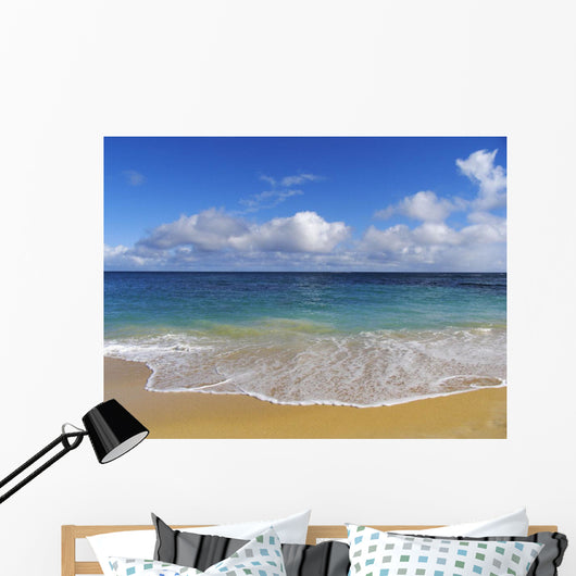 Hawaii, Maui, North Shore, Beautiful Day On Baldwin Beach Wall Mural