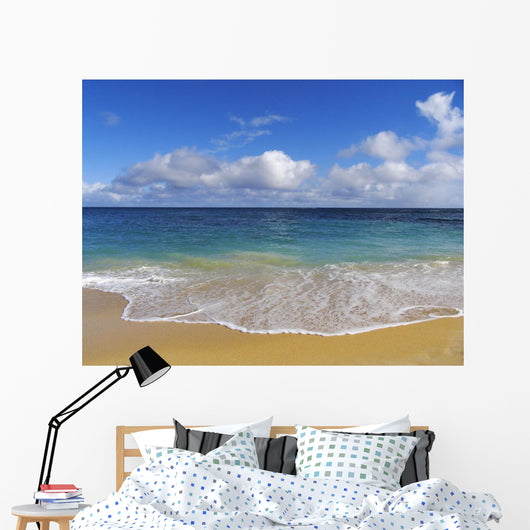 Hawaii, Maui, North Shore, Beautiful Day On Baldwin Beach Wall Mural