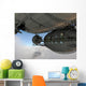 Render of a man on walkway of an airship Wall Mural