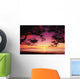 Hawaii, Maui, Sunset At Palauea Beach Wall Mural