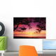 Hawaii, Maui, Sunset At Palauea Beach Wall Mural