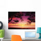 Hawaii, Maui, Sunset At Palauea Beach Wall Mural