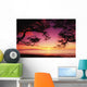 Hawaii, Maui, Sunset At Palauea Beach Wall Mural