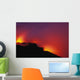 Hawaii, Big Island, Lava Meets The Ocean, Steam, Rock Wall Mural