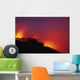 Hawaii, Big Island, Lava Meets The Ocean, Steam, Rock Wall Mural
