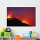 Hawaii, Big Island, Lava Meets The Ocean, Steam, Rock Wall Mural
