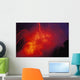 Lava Exploding As Lava Flow Hits The Ocean Wall Mural