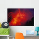 Lava Exploding As Lava Flow Hits The Ocean Wall Mural