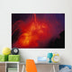 Lava Exploding As Lava Flow Hits The Ocean Wall Mural