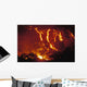 Lava Flows Into Forest Burning Trees Wall Mural