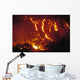 Lava Flows Into Forest Burning Trees Wall Mural