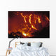 Lava Flows Into Forest Burning Trees Wall Mural