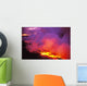 Lava Flow Into Ocean Wall Mural