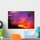 Lava Flow Into Ocean Wall Mural